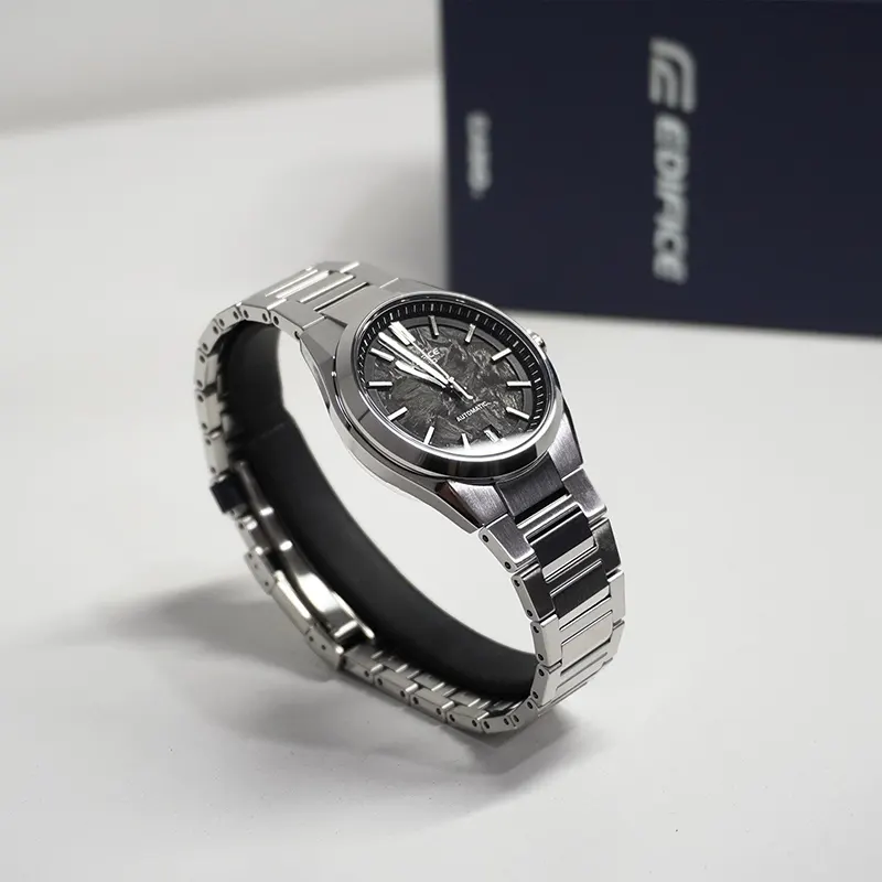 Casio Edifice Automatic Black Carbon Dial Men's Watch- EFK-100CD-1A